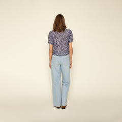 Bergljot Retro Flower - Black
