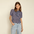 Bergljot Retro Flower - Black