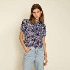 Bergljot Retro Flower - Black