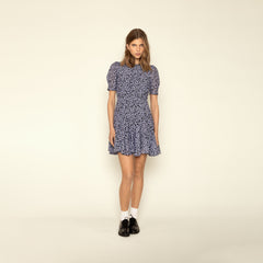 Emma Retro Flower - Black