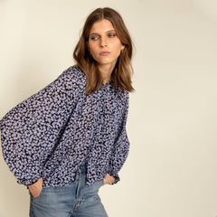 Ivon Retro Flower - Black