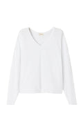 Sonoma Longsleeve V Neck - White