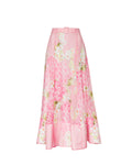Organza Maxi Skirt - Cherry Blossom