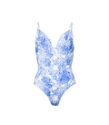 Balconette Swimsuit - Azure Meadow