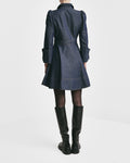 Denim Mini Dress - Dark Blue