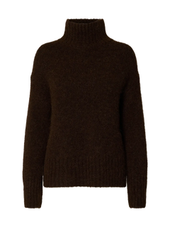 Gabriella Ls Knit High Neck - Delicioso Melange