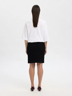 Darla Hw Knit Skirt - Black