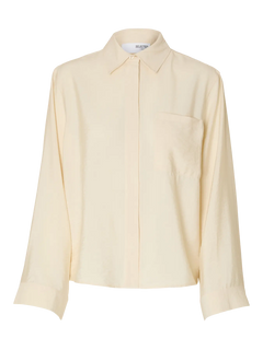 Amara Ls Relaxed Shirt - Birch