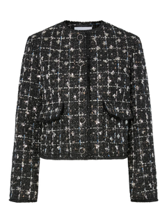 Yasvalenda Ls Tweed Jacket - Show - Black