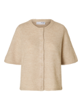 Lulu 2/4 Knit Cardigan - Birch Melange