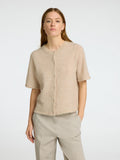Lulu 2/4 Knit Cardigan - Birch Melange