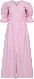 Andrea Dress - Pink Seersucker