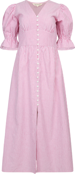 Andrea Dress - Pink Seersucker