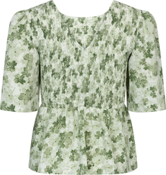 Jessica Blouse - Green/White