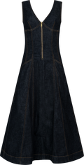 Denim Midi Dress - Indigo