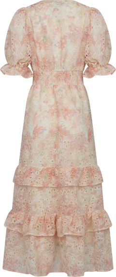 Nanni Maxi Emb Dress - Pink