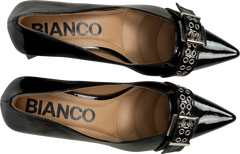 Biamaralyn Buckle Pump Faux Leather - Black Patent