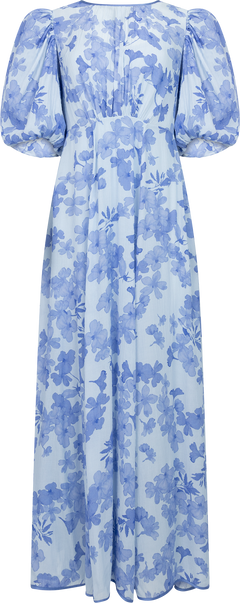 Chiffon Maxi Dress - Skye Blue