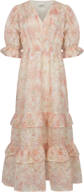 Nanni Maxi Emb Dress - Pink