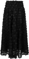 Astrid Skirt - Black Applique