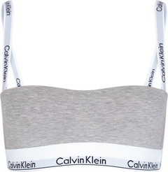 Lightly Lined Bandeau - Grey Heather