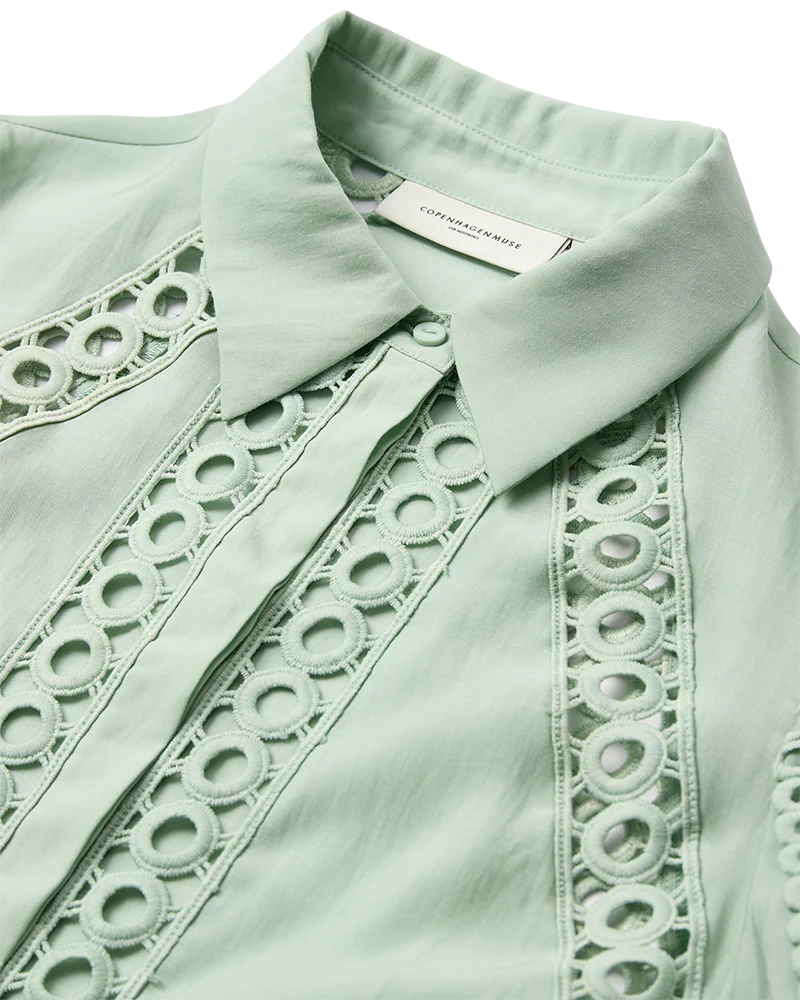 Cmmolly-Shirt Lace Band - Silt Green