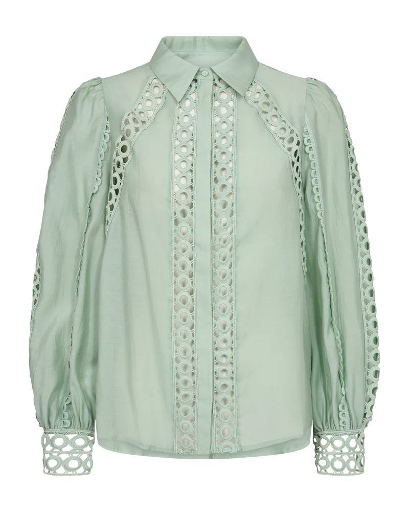 Cmmolly-Shirt Lace Band - Silt Green