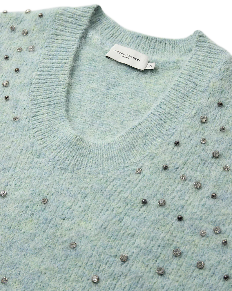 Cmmarni-Pullover - Silt Green Melange