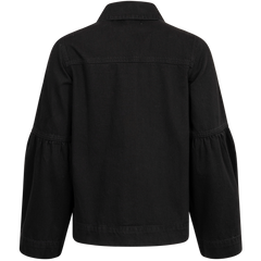Hannali Denim Jacket - Black
