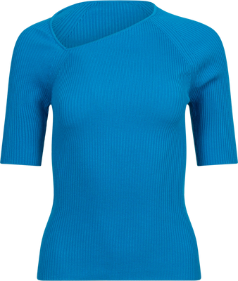 Sherry Knit Tee - Ibiza Blue