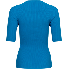 Sherry Knit Tee - Ibiza Blue