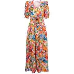 Dominica Long Linen Dress - Ivory