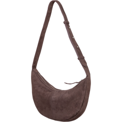 Suede Moon Bag -  Hot Fudge Brown