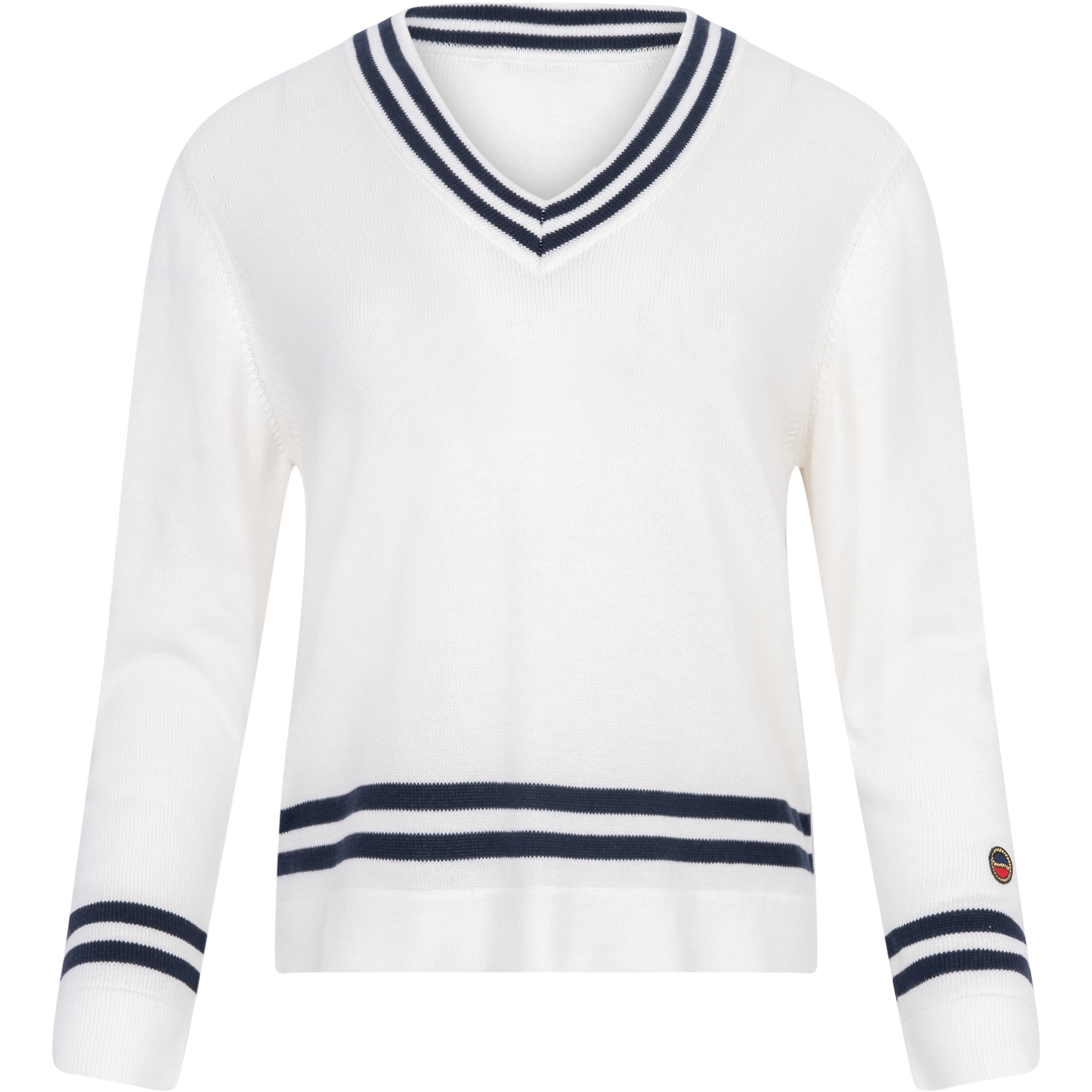 Tova Sweater - Ecru/Marine