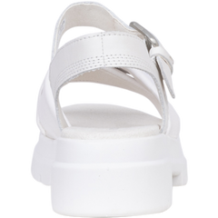 London Vibe Backstrap Sandal - White Full Grain