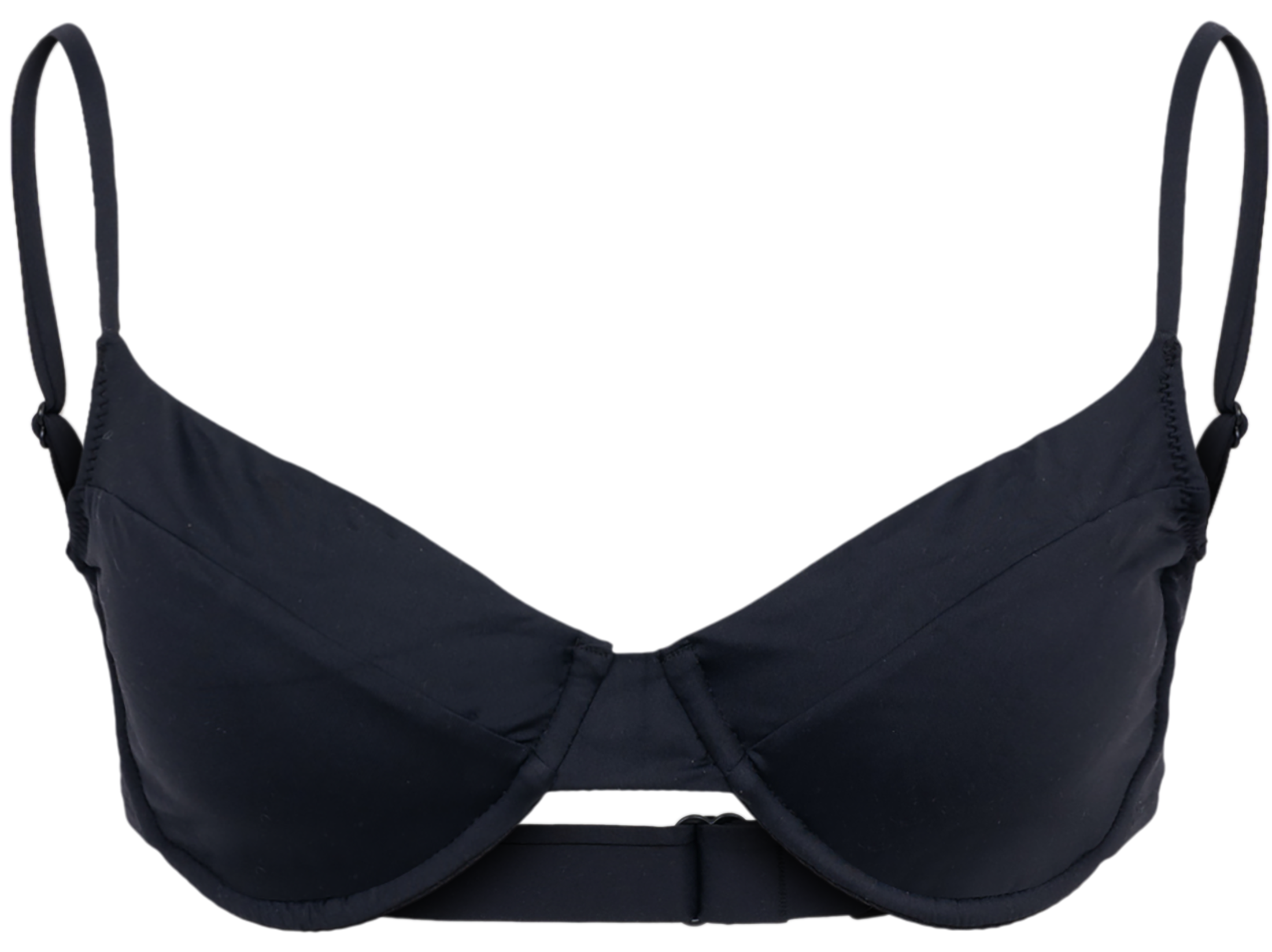 Signature Solid Balconette Bra - Black