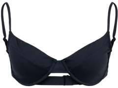 Signature Solid Balconette Bra - Black