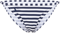 Pique Stripe Hipster W/Binding - White/Navy