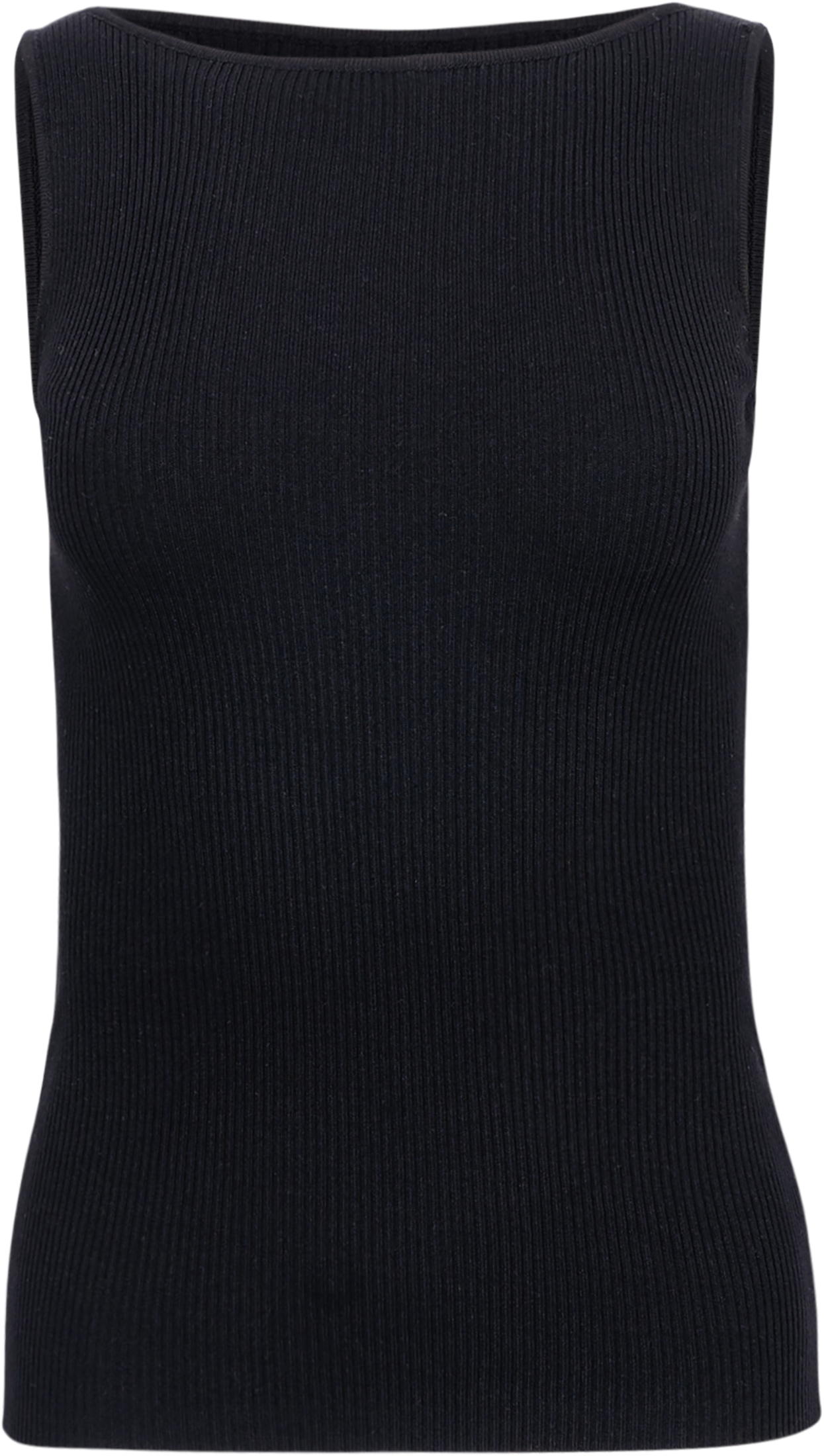 Corine Knit Tank Top - Black