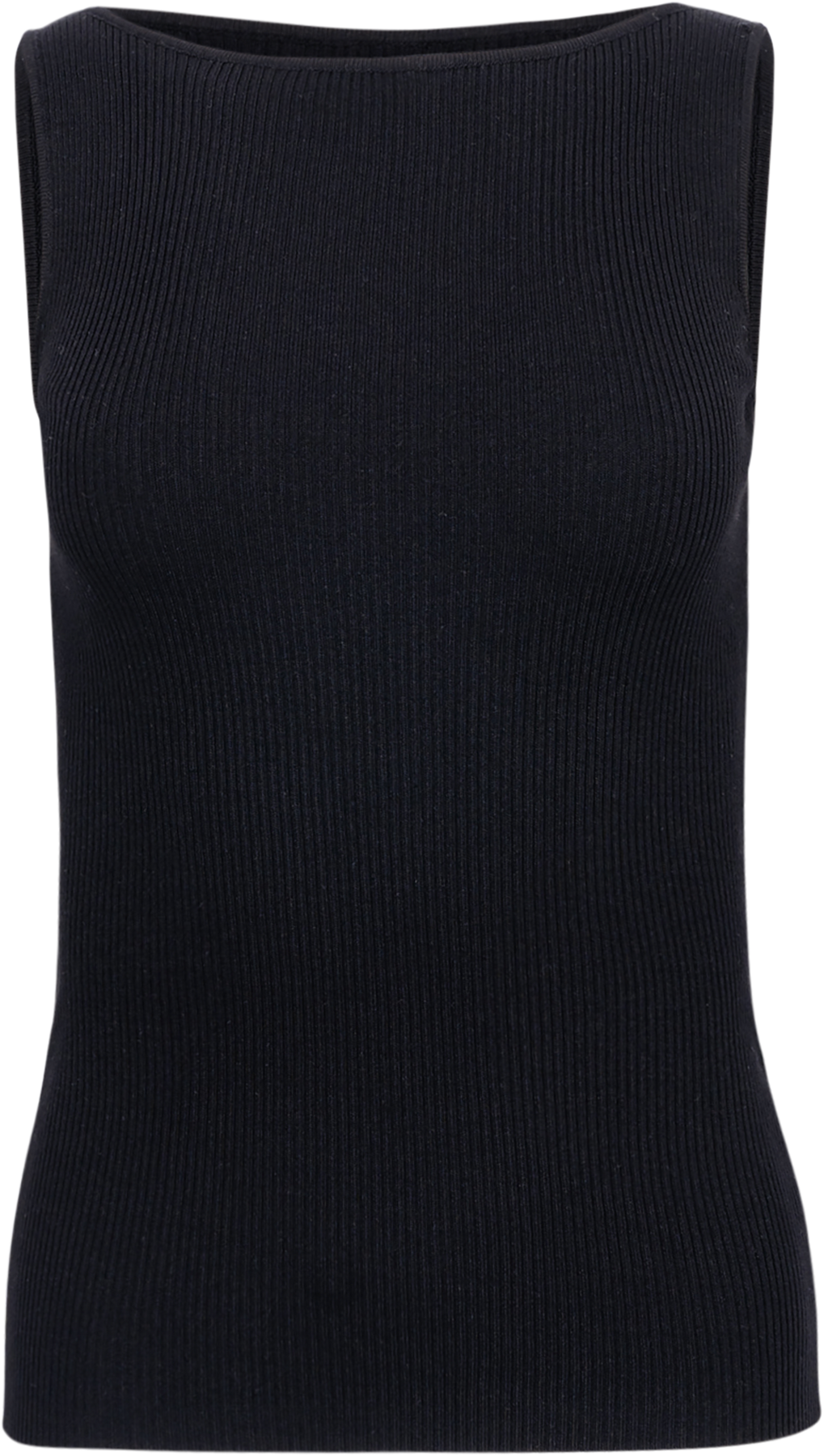 Corine Knit Tank Top - Black