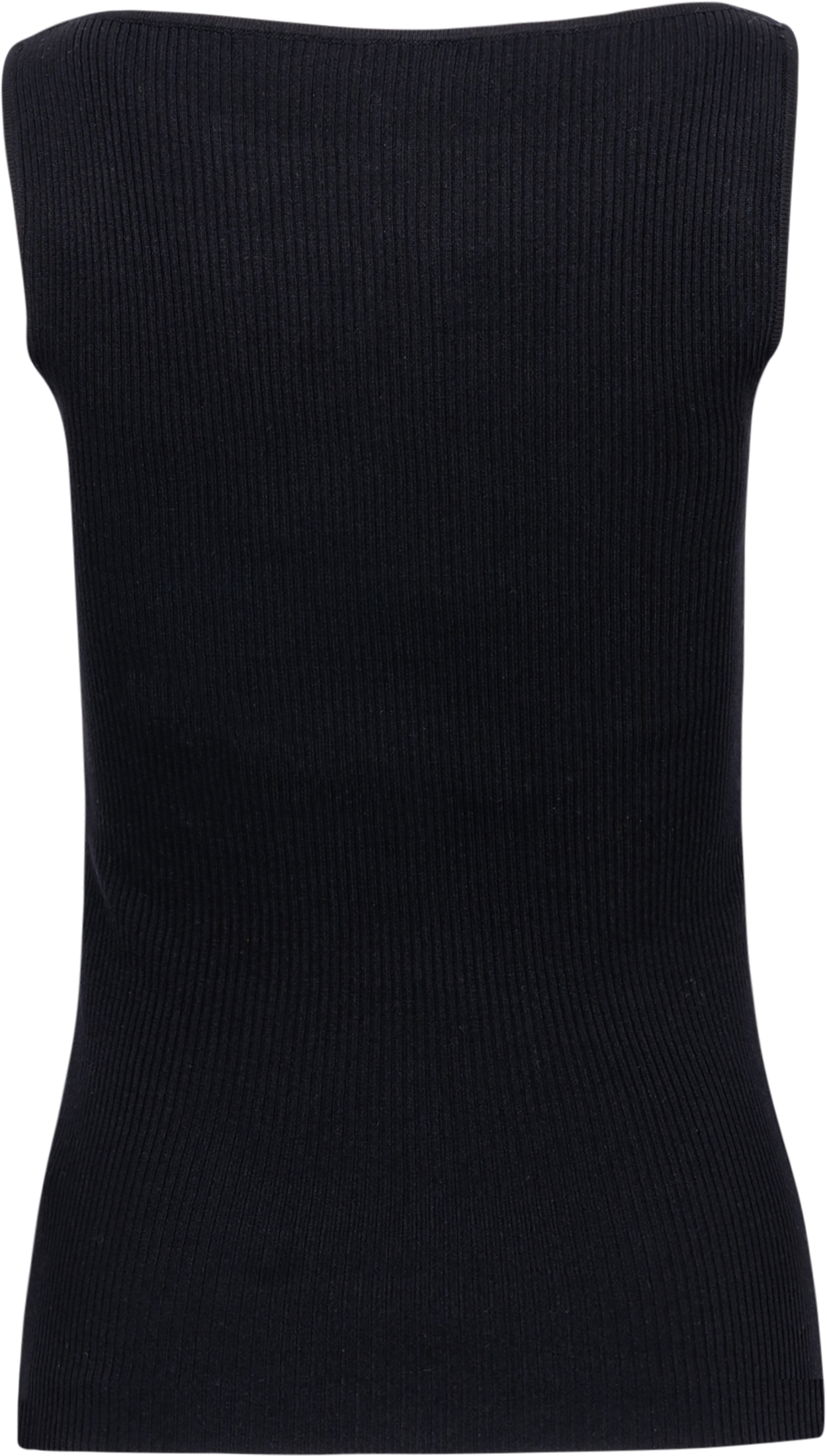 Corine Knit Tank Top - Black