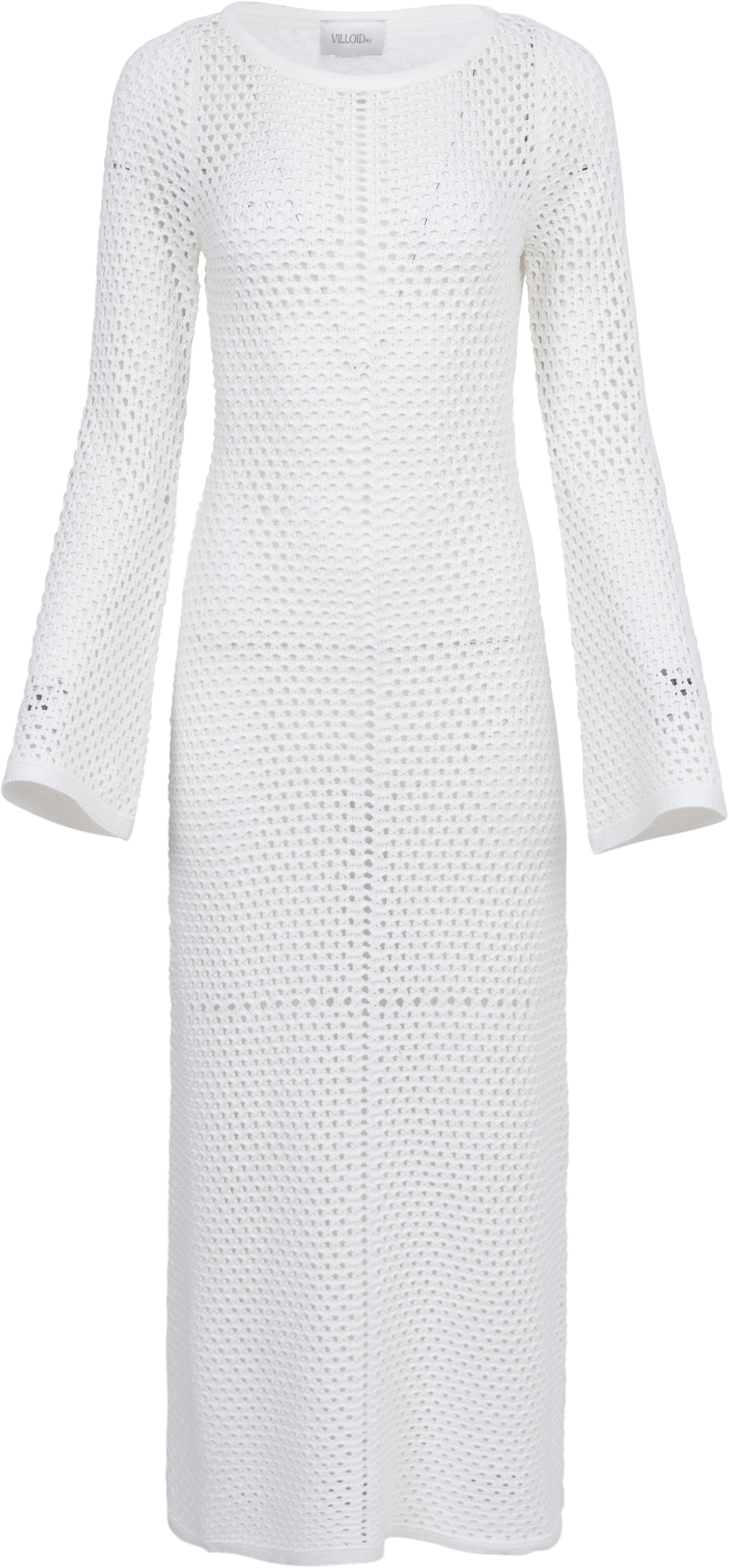 Cami Crochet Knit Maxi Dress - White