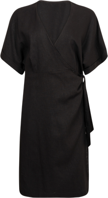 Esi Wrap Dress - Black