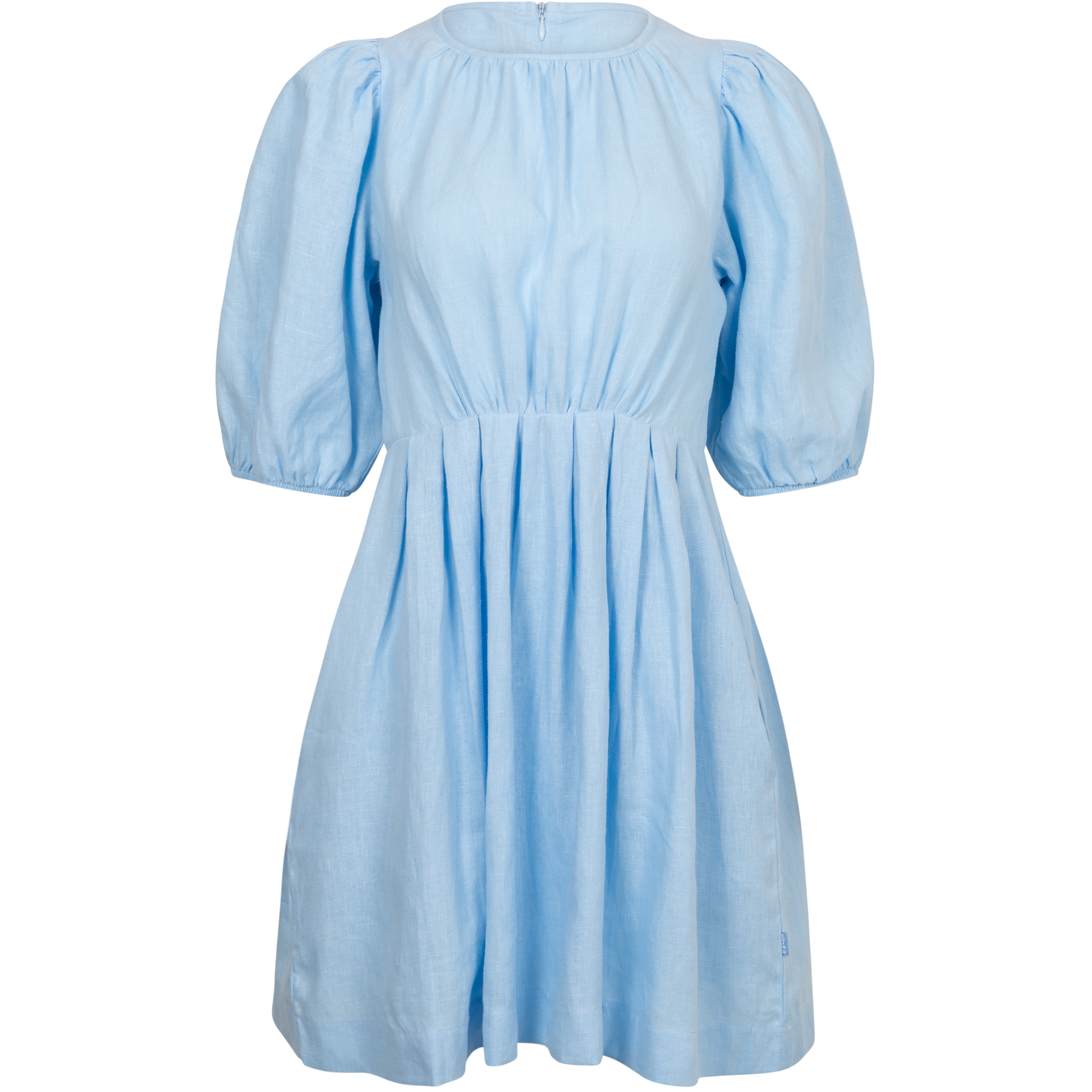Eli Linen Dress - Ice Blue