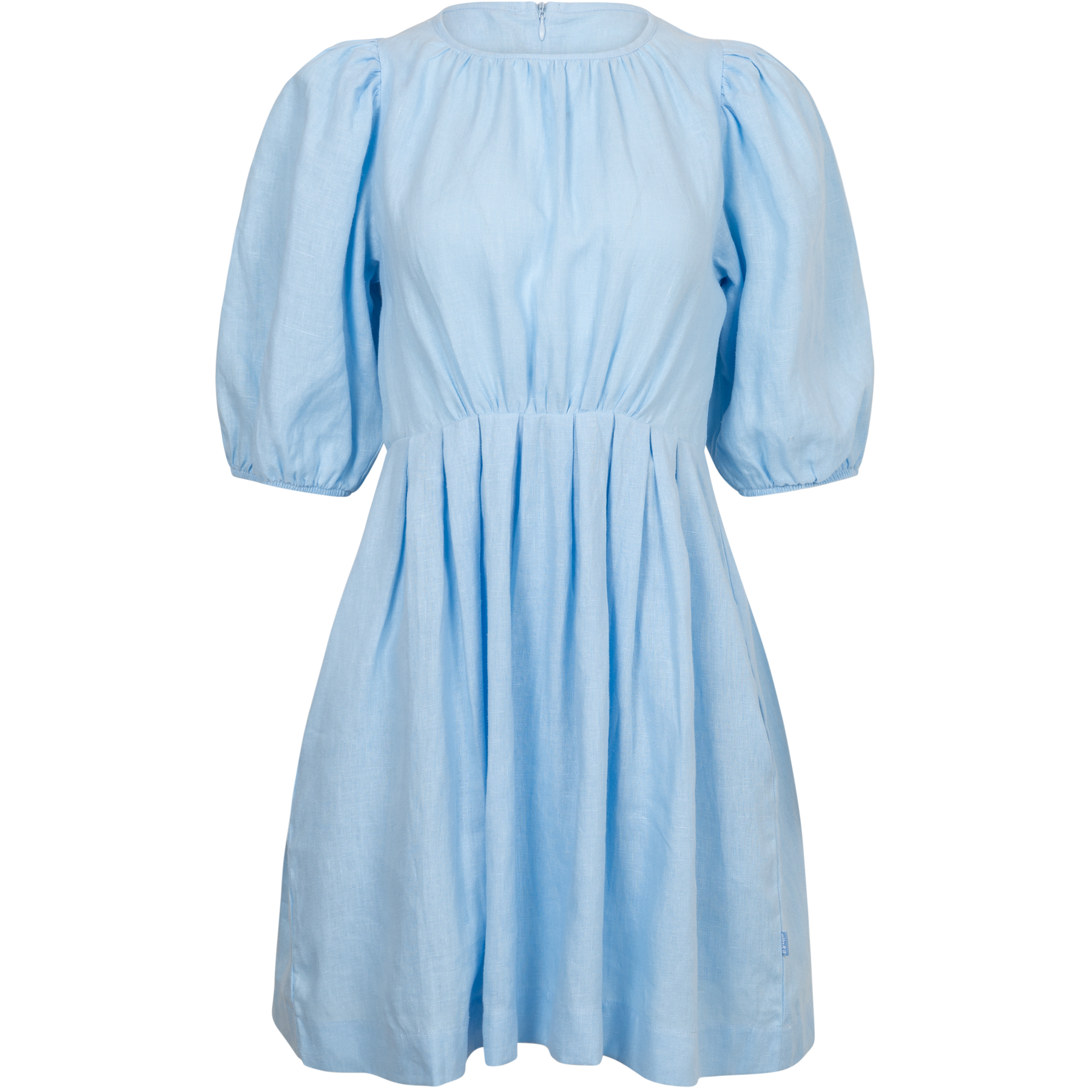 Eli Linen Dress - Ice Blue
