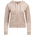 Robertson Classic Velour Zip Hoodie - String
