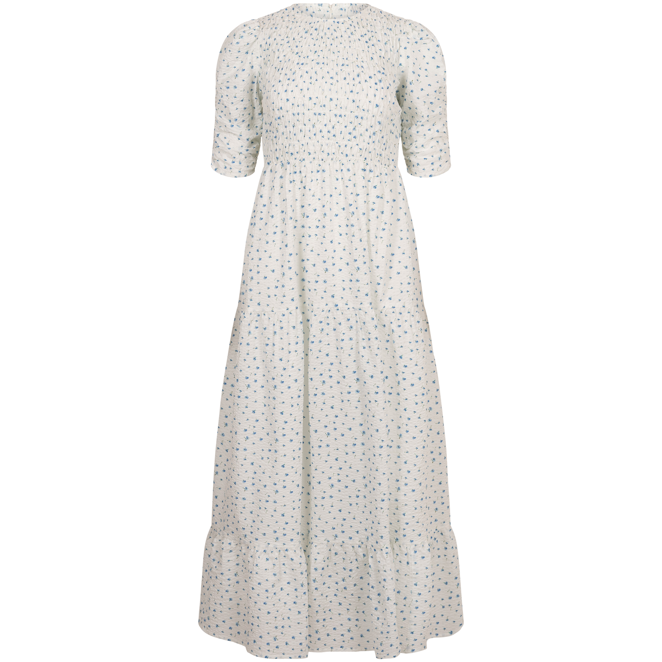 Dovie Crepe Dress - Blue Amaryll