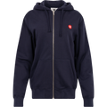 Zan Zip Patch Hoodie - Navy