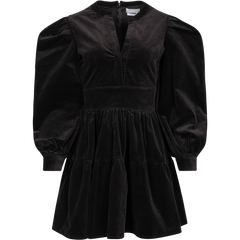Isabella Corduroy Dress - Black