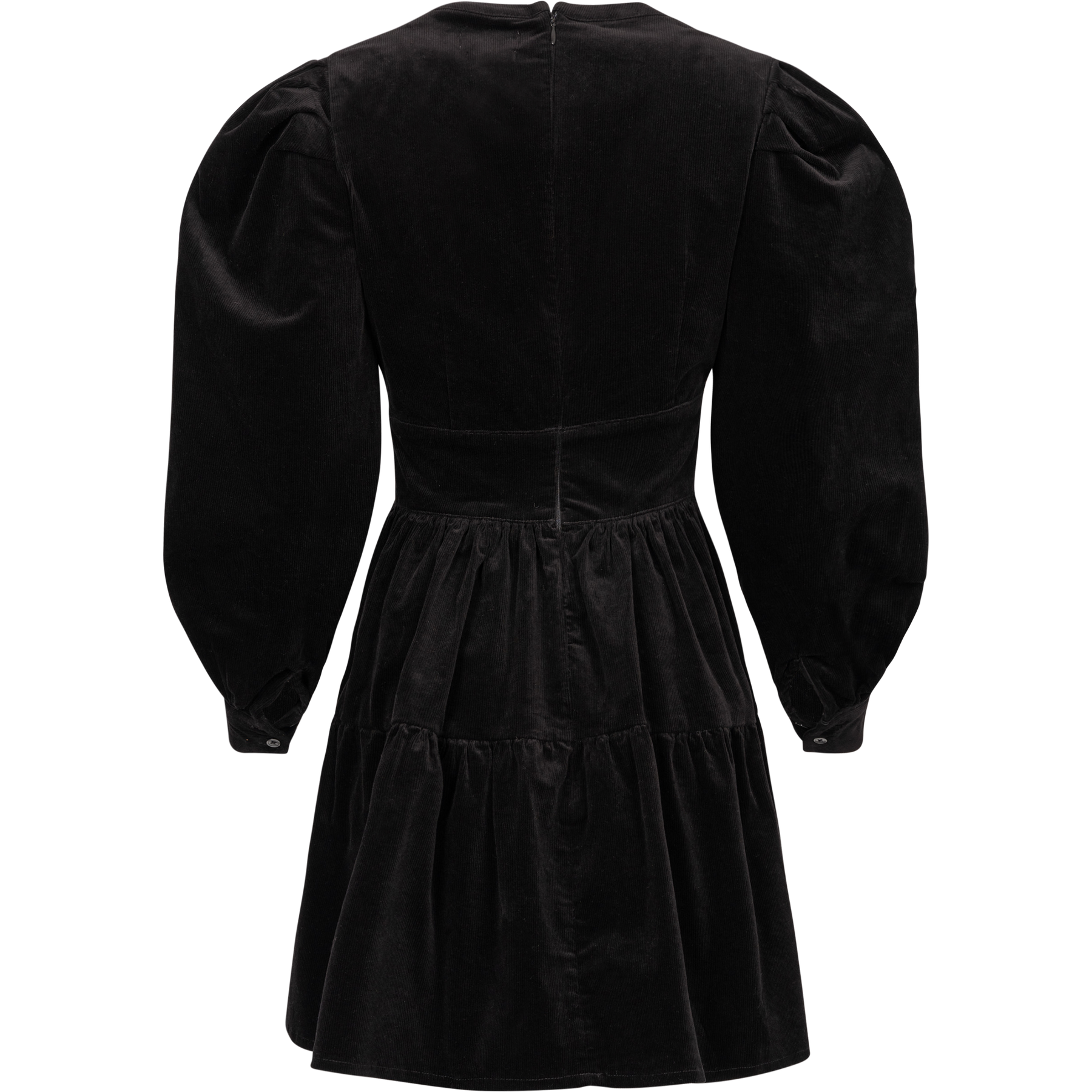 Isabella Corduroy Dress - Black
